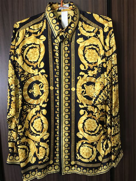 shirt vintage versace|vintage Versace shirts for sale.